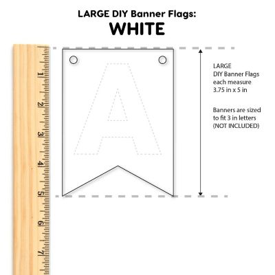 FreshCut Large White Banner Cutouts Image 1