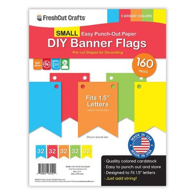 FreshCut Small Bright Banner Cutouts Image 1