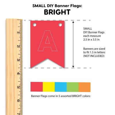 FreshCut Small Bright Banner Cutouts Image 1