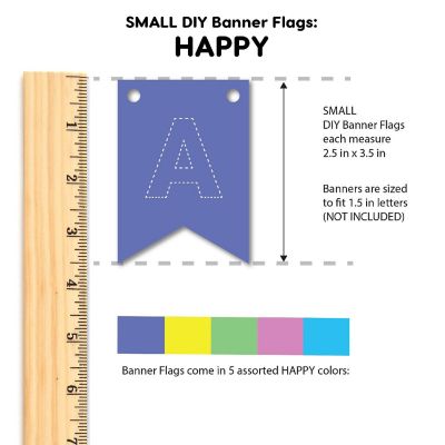 FreshCut Small Happy Banner Cutouts Image 1