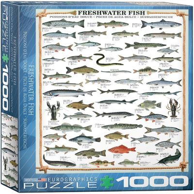 Freshwater Fish 1000 Piece Jigsaw Puzzle Image 1