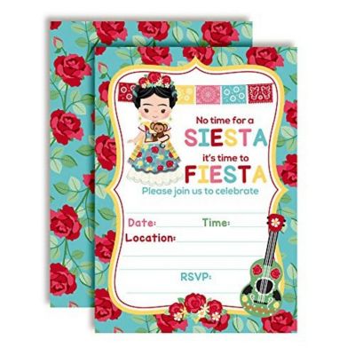 Frida Kahlo Invitations 40pc. by AmandaCreation Image 1