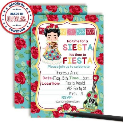 Frida Kahlo Invitations 40pc. by AmandaCreation Image 1