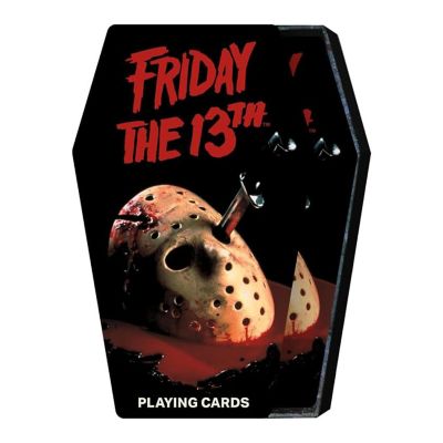 Friday the 13th Premium Coffin Shaped Playing Cards Image 1