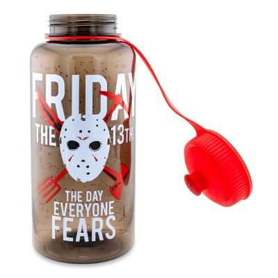 Friday The 13th "The Day Everyone Fears" Water Bottle  Holds 34 Ounces Image 2