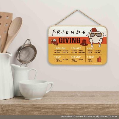 Friends 5x8 Warner Bros. Friends TV Show Friends Giving Kitchen Conversions Hanging Wood Wall Decor Image 1