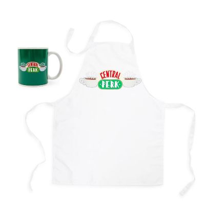 Friends Central Perk Ceramic Mug and Apron Set Image 1
