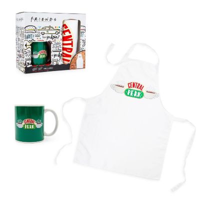 Friends Central Perk Ceramic Mug and Apron Set Image 1
