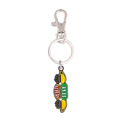 Friends Central Perk Logo Enamel Keychain Image 1