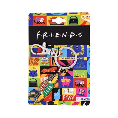 Friends Central Perk Logo Enamel Keychain Image 1