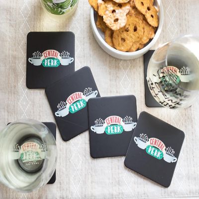 Friends Central Perk Logo Paper Drink Coasters  Set of 6 Image 3