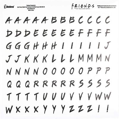 Friends Gadget Decal Stickers  4 Sheets Image 3