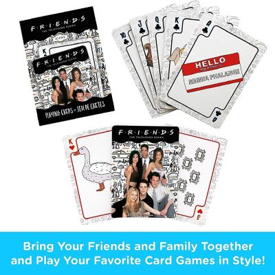 Friends Icons Playing Cards  52 Card Deck + 2 Jokers Image 1