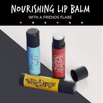 Friends TV Show Lip Balm Trio  Set of 3  Strawberry  Vanilla  Cherry Image 2