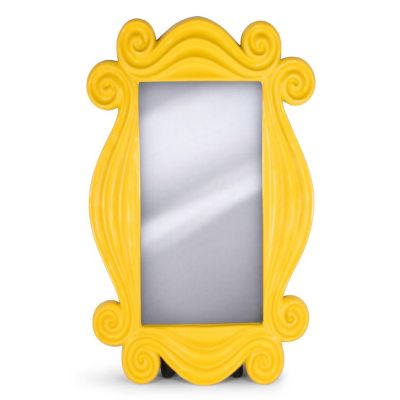 Friends TV Show Yellow Peephole Frame Door Mirror Replica  15 x 11 Inches Image 1