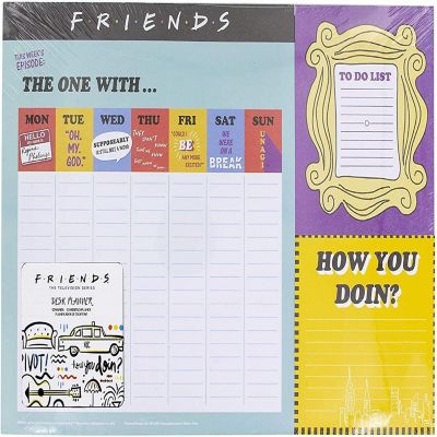 Friends TV Sitcom Themed Desk Planner  Weekly Calendar  52 Pages Image 2