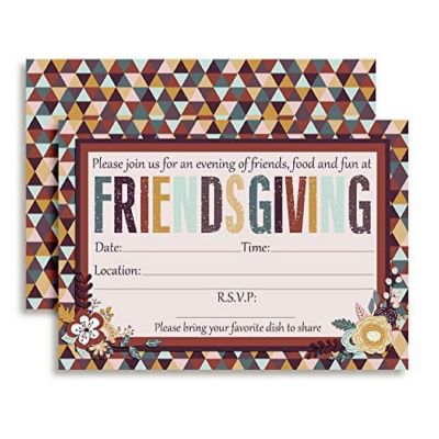 Friendsgiving Invitations 40pc. by AmandaCreation Image 1