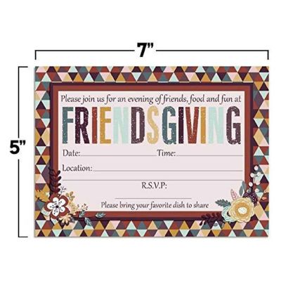 Friendsgiving Invitations 40pc. by AmandaCreation Image 3