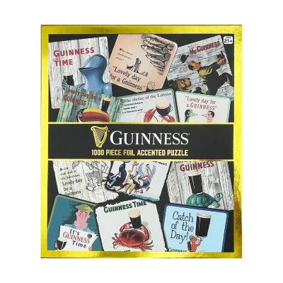 Front Porch Classics Guinness Foil Accented Puzzle - Coaster: 1000 Pcs Image 1