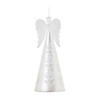 Frosted Glass Angel (Set Of 2) 8"H, 10"H Glass Image 2