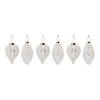 Frosted Glass Onion Ornament (Set Of 6) 4.25"H, 4.5"H Glass Image 4