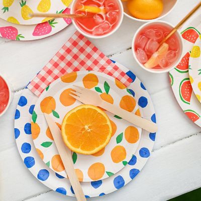 Fruit Punch Large Plates (10 per pack) Image 3