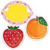 Fruit-Shaped Paper Dessert Plate Assortment - 24 Pc. Image 1