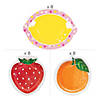 Fruit-Shaped Paper Dessert Plate Assortment - 24 Pc. Image 1