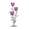 Fuchsia Blooms Candleholder 6.5X6X17.75" Image 3