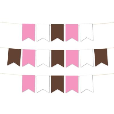 Fuchsia Gld Bachelorette Pennant - 4 x 5.5 Inch Image 1