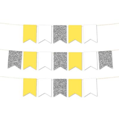 Fuchsia Graduation Pennant - 4 x 5.5 Inch Image 1