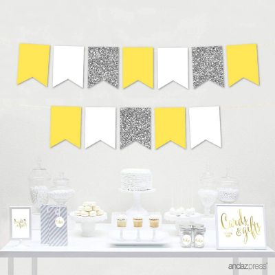 Fuchsia Graduation Pennant - 4 x 5.5 Inch Image 1