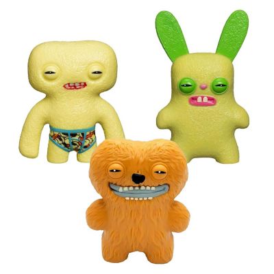 Fuggler 2.5 Inch Figure 3-Pack  Green, Tan, Yellow Image 1