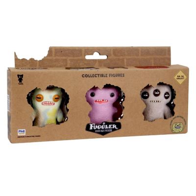 Fuggler 2.5 Inch Figure 3-Pack  Light Multi, Pink, Gray Image 1