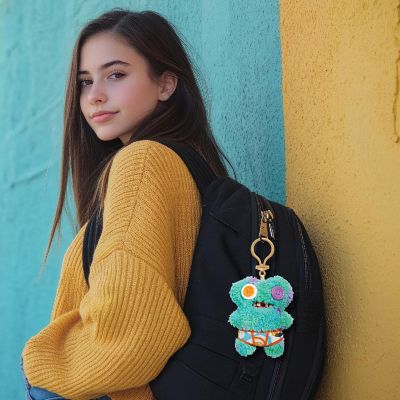 Fugglers 5-Inch Plush Clip-On  Gaptooth McGoo - Multi Image 1