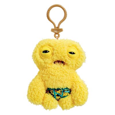 Fugglers 5-Inch Plush Clip-On  Squidge - Yellow Image 1