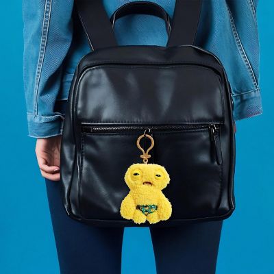 Fugglers 5-Inch Plush Clip-On  Squidge - Yellow Image 2