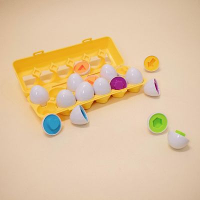 Fun Little Toys-12 PCS Matching Easter Egg Set Image 2