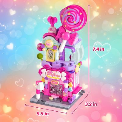 Fun Little Toys - 358PCS Candy Shop Building Blocks Set Image 1