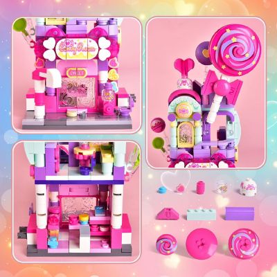 Fun Little Toys - 358PCS Candy Shop Building Blocks Set Image 3