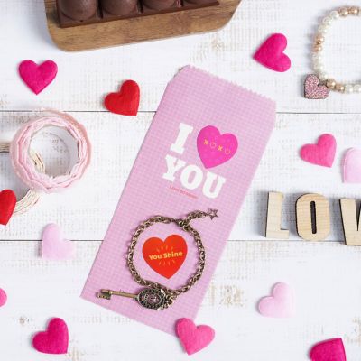 Fun Little Toys - Heart Stickers for Valentine's Day - 500 pcs Image 2