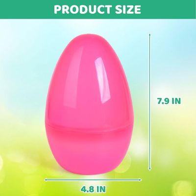 Fun Little Toys- Jumbo Fillable Easter Eggs 12 Pcs Image 3