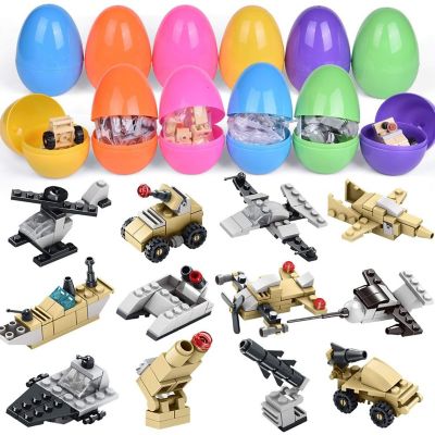 Fun Little Toys - Military Vehicles Building Blocks Easter Eggs Image 1