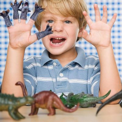 Fun Little Toys - Realistic Dino Finger Puppets Image 1