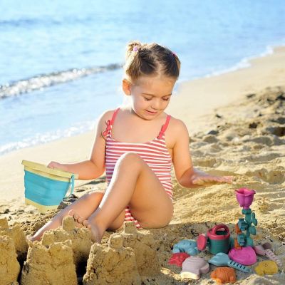 Fun Little Toys - Sandbox Toys with Collapsible Bucket Image 1