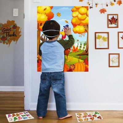 Fun Little Toys - Thanksgiving Pin the Hat Game Image 2