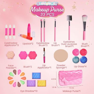 Fun Little Toys - Washable Makeup Toy Kit for Girls Image 3