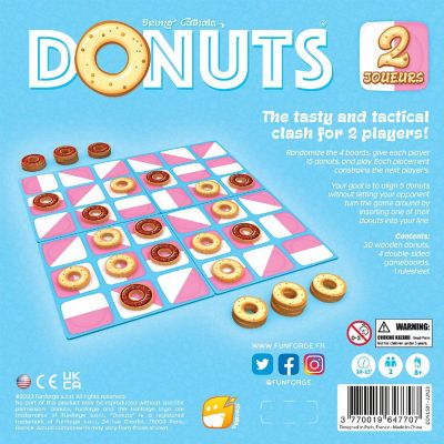 Funforge: Donuts The Tasty &amp; Tactical Clash Placement Board Game Image 1