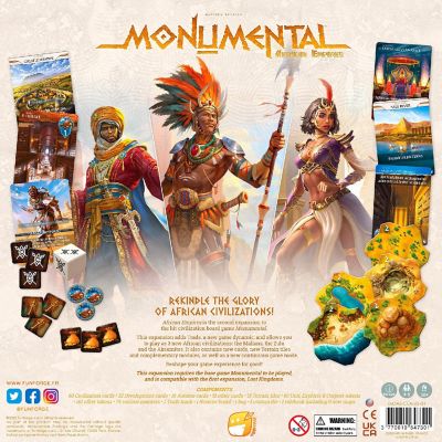 Funforge: Monumental African Empires Expansion,1-5 Players Image 1
