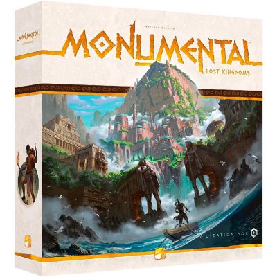 Funforge: Monumental Lost Kingdoms Expansion -Deckbuilding Board Game Image 1